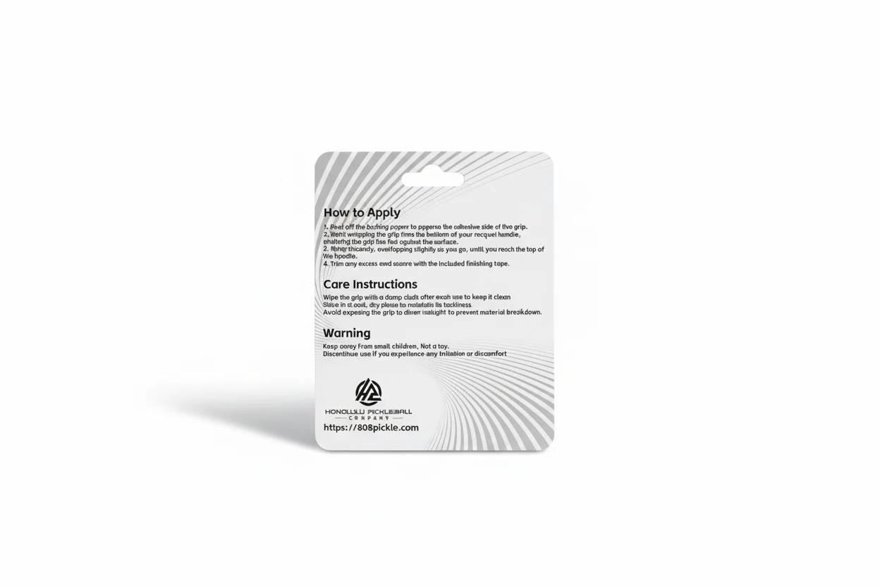 Honolulu Pickleball Company Paddle Overgrip Wrap (3-Pack) - Image 6